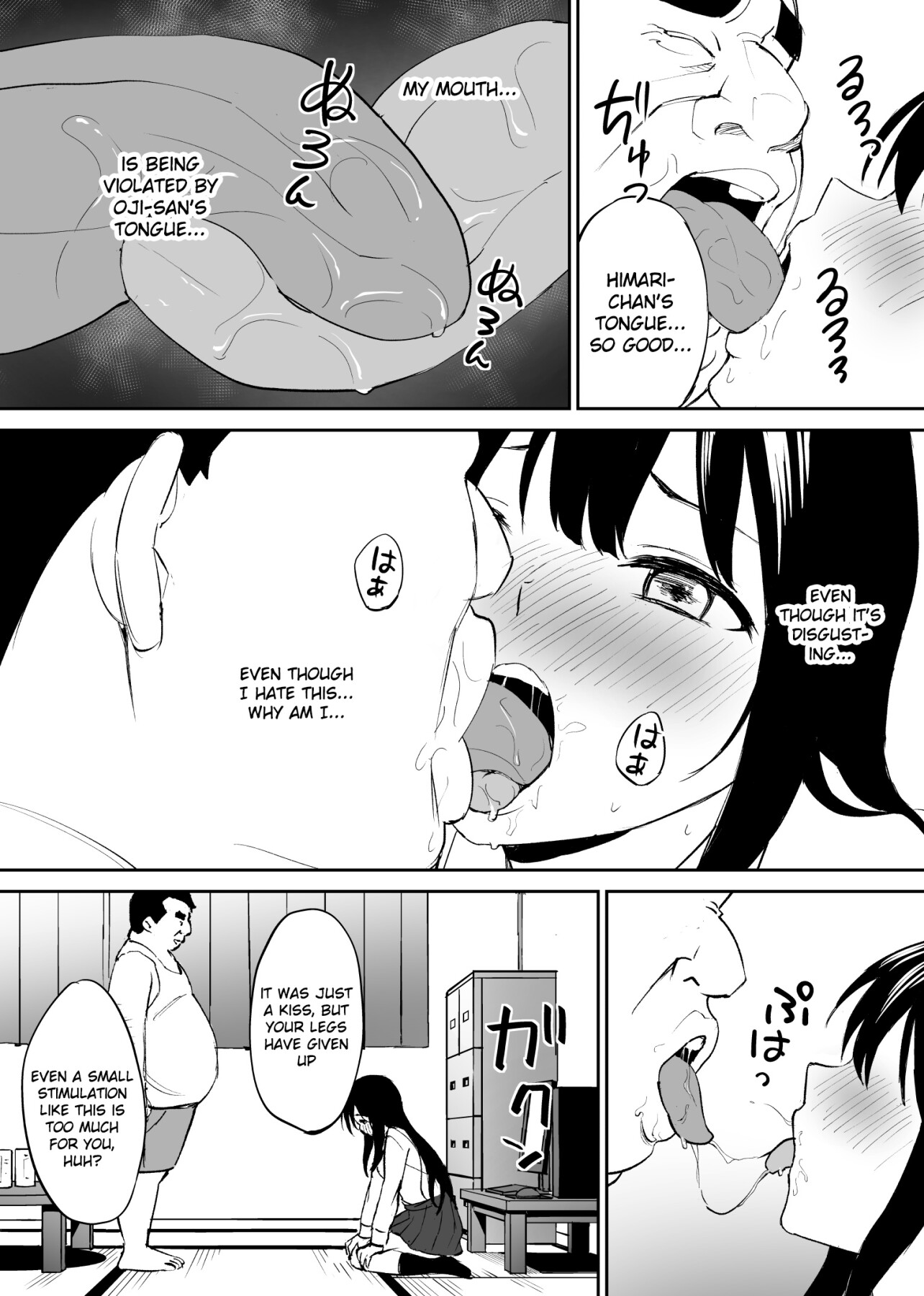 Hentai Manga Comic-A Disgusting Unemployed Old Man (Me) Was Pleased When He Irresponsibly Creampied a Beautiful JK Girl's Virgin Pussy-Read-20